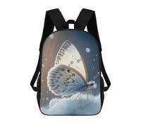 sinyumoney Zaini Per Bambini Winter Butterfly Fantasy Zaino Scolastico Per Bambini Stampato in 3D Zaini Scolastici Alla Moda Per Bambini Studenti 17inch