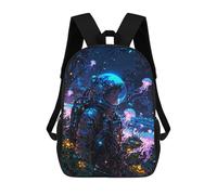 sinyumoney Zaini Per Bambini, Zaini Scolastici, Borse Per La Scuola, Zaini Da Viaggio, Borse Per Libri, Zaini Stampati in 3D Anime Girl Lost in Wonder Zaino Per Bambini E Bambine 17inch