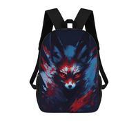 sinyumoney Zaini Per Bambini, Zaini Scolastici, Borse Per La Scuola, Zaini Da Viaggio, Borse Per Libri, Zaini Stampati in 3D Fennec Fox Abstract Zaino Per Bambini E Bambine 17inch