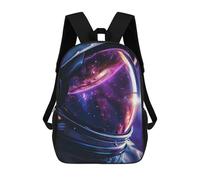 sinyumoney Zaini Per Bambini, Zaini Scolastici, Borse Per La Scuola, Zaini Da Viaggio, Borse Per Libri, Zaini Stampati in 3D Galactic Gaze Zaino Per Bambini E Bambine 17inch