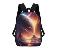 sinyumoney Zaini Per Bambini, Zaini Scolastici, Borse Per La Scuola, Zaini Da Viaggio, Borse Per Libri, Zaini Stampati in 3D Cosmic Cove Fantasy Zaino Per Bambini E Bambine 17inch