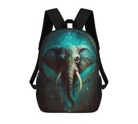 sinyumoney Zaini Per Bambini, Zaini Scolastici, Borse Per La Scuola, Zaini Da Viaggio, Borse Per Libri, Zaini Stampati in 3D Elephant Fantastical Zaino Per Bambini E Bambine 17inch