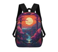 sinyumoney Zaini Per Bambini, Zaini Scolastici, Borse Per La Scuola, Zaini Da Viaggio, Borse Per Libri, Zaini Stampati in 3D Amazing Colors Nature Zaino Per Bambini E Bambine 17inch