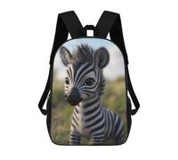 sinyumoney Zaini Per Bambini, Zaini Scolastici, Borse Per La Scuola, Zaini Da Viaggio, Borse Per Libri, Zaini Stampati in 3D Cute Cartoon Baby Zebra Zaino Per Bambini E Bambine 17inch