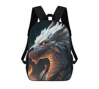 sinyumoney Zaini Per Bambini Zaino Scolastico Dragon's Fiery Gaze -2 Borsa Scolastica Stampata in 3D Per Ragazzi Studenti Delle Scuole Elementari E Medie 17inch