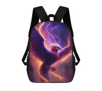 sinyumoney Zaini Per Bambini Zaino Scolastico Electric Phoenix Flight Borsa Scolastica Stampata in 3D Per Ragazzi Studenti Delle Scuole Elementari E Medie 17inch