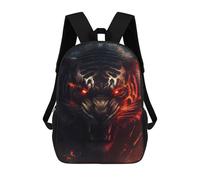 sinyumoney Zaini Per Bambini Zaino Scolastico Fiery Tiger Portrait -2 Borsa Scolastica Stampata in 3D Per Ragazzi Studenti Delle Scuole Elementari E Medie 17inch