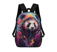 sinyumoney Zaini Scolastici Per Bambini Stampati in 3D The Comfortable Panda 2 Zaino Da Viaggio Zaino Leggero Borse Per Libri Bambini Ragazzi Ragazze Borsa Scolastica 17inch