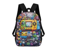 sinyumoney Zaini Scolastici Stampati in 3D Per Bambini, Zaini Casual Alla Moda, Borse Per Libri Per Ragazzi, Studenti Delle Scuole Elementari E Medie.