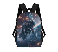 sinyumoney Zaini Scuola Per Bambini Beautiful Magical Leone Borsa Scuola Stampato 3D Per Ragazzi Studenti Di Scuola Elementari E College, Space Scuba Diver, 17"
