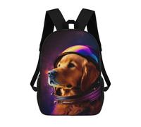 sinyumoney Zaini Space Pup Adventurer Zaino Scolastico Per Bambini Borsa Scolastica Borse Scolastiche Stampate in 3D Per Ragazzi Studenti Delle Scuole Elementari E Medie 17inch