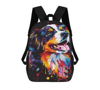 sinyumoney Zaini Stampati 3D Per Bambini Colorful Yorkshire Terrier Art Print-1 Zaini Alla Moda E Casual Borse Da Viaggio Carino, Zaini Casual Per Ragazzi E Ragazze, Stile-15., 17"