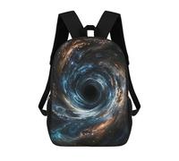 sinyumoney Zaini Stampati 3D Per Bambini Drifting In Outer Space Borse Per Libri Ragazzo Ragazza Borsa Scuola Per Bambini Zaino Con Grandi Tasche Per La Scuola, Galactic Maelstrom, 17"