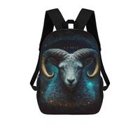 sinyumoney Zaini Stampati 3D Per Bambini Fantasy Forest Fox Artwork Zaini Alla Moda E Casual Borse Da Viaggio Carino, Zaini Casual Per Ragazzi E Ragazze, Stile-17, 17"