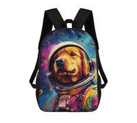 sinyumoney Zaini Stampati 3D Per Bambini Fantasy Forest Fox Artwork Zaini Alla Moda E Casual Borse Da Viaggio Carino, Zaini Casual Per Ragazzi E Ragazze, Stile: 7., 17"
