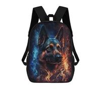 sinyumoney Zaini Stampati 3D Per Bambini Galactic Shark Art Print-1 Zaini Alla Moda E Casual Borse Da Viaggio Carino, Zaini Casual Per Ragazzi E Ragazze, Stile: 13., 17"