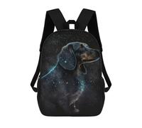 sinyumoney Zaini Stampati 3D Per Bambini Galactic Shark Art Print-1 Zaini Alla Moda E Casual Borse Da Viaggio Carino, Zaini Casual Per Ragazzi E Ragazze, Stile: 18., 17"
