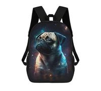 sinyumoney Zaini Stampati 3D Per Bambini Galactic Shark Art Print-1 Zaini Alla Moda E Casual Borse Da Viaggio Carino, Zaini Casual Per Ragazzi E Ragazze, Stile-10, 17"