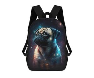 sinyumoney Zaini Stampati 3D Per Bambini Galactic Shark Art Print-1 Zaini Alla Moda E Casual Borse Da Viaggio Carino, Zaini Casual Per Ragazzi E Ragazze, Stile-10, 17"