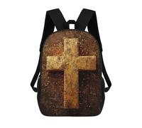 sinyumoney Zaini Stampati 3D Per Bambini Golden Crown Astratto Artwork Zaini Alla Moda E Casual Borse Da Viaggio Carino, Zaini Casual Per Ragazzi E Ragazze, Stile 2., 17"