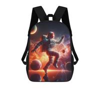 sinyumoney Zaini Stampati 3D Per Bambini Red Fantasy Space Tree Borse Per Libri Ragazzo Ragazza Borsa Scuola Per Bambini Zaino Con Grandi Tasche Per La Scuola, Astronaut In Space, 17"
