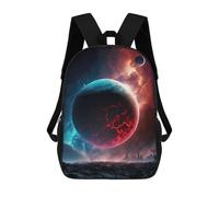 sinyumoney Zaini Stampati 3D Per Bambini Red Fantasy Space Tree Borse Per Libri Ragazzo Ragazza Borsa Scuola Per Bambini Zaino Con Grandi Tasche Per La Scuola, Venere, 17"