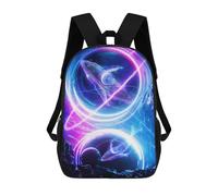sinyumoney Zaini Stampati 3D Per Bambini Red Fantasy Space Tree Borse Per Libri Ragazzo Ragazza Borsa Scuola Per Bambini Zaino Con Grandi Tasche Per La Scuola, Spazio 3, 17"