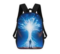 sinyumoney Zaini Stampati 3D Per Bambini, Zaini Alla Moda E Casual Per Ragazzi, Studenti Della Scuola E Del Collegio., Tree Of Life Paths, 17"