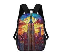 sinyumoney Zaino 17 Pollici Nero Cocker Spaniel Ritratto, Zaino Stampato 3D, Borsa Da Gusto, Zaino Da Viaggio, Zaino Per Amici (Ragazze E Ragazzi), Stile 1, 17"