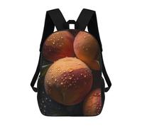 sinyumoney Zaino 3D Alone in The Dark Scuola Borsa Per Ragazzi Zaino Libri Zaino Alla Moda Per Computer Portatile Zaino Per Ragazzi E Ragazze, Pesche, 17"