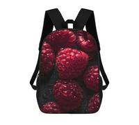 sinyumoney Zaino 3D Alone in The Dark Scuola Borsa Per Ragazzi Zaino Libri Zaino Alla Moda Per Computer Portatile Zaino Per Ragazzi E Ragazze, Tasty Raspberries, 17"