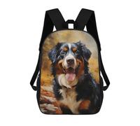 sinyumoney Zaino 3D Divertente E Alla Moda Per Ragazzi E Ragazze Adolescenti Bernese Mountain Dog Zaino Con Stampa 3D Per Bambini, Zaini Per La Scuola Primaria 17inch