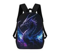 sinyumoney Zaino 3D Divertente E Alla Moda Per Ragazzi E Ragazze Adolescenti Black Magic Dragon Zaino Con Stampa 3D Per Bambini, Zaini Per La Scuola Primaria 17inch