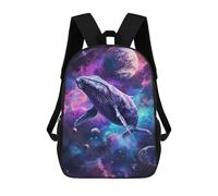 sinyumoney Zaino 3D Divertente E Alla Moda Per Ragazzi E Ragazze Adolescenti Cosmic Whale Zaino Con Stampa 3D Per Bambini, Zaini Per La Scuola Primaria 17inch