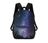 sinyumoney Zaino 3D Divertente E Alla Moda Per Ragazzi E Ragazze Adolescenti Cosmic Whale Zaino Con Stampa 3D Per Bambini, Zaini Per La Scuola Primaria 17inch