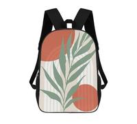 sinyumoney Zaino 3D Divertente E Alla Moda Per Ragazzi E Ragazze Adolescenti Minimalist Floral 50 Zaino Con Stampa 3D Per Bambini, Zaini Per La Scuola Primaria 17inch