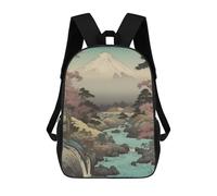 sinyumoney Zaino 3D Divertente E Alla Moda Per Ragazzi E Ragazze Adolescenti Mount Fuji Zaino Con Stampa 3D Per Bambini, Zaini Per La Scuola Primaria 17inch