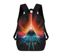 sinyumoney Zaino 3D Divertente E Alla Moda Per Ragazzi E Ragazze Adolescenti Rainbow Space Prism Zaino Con Stampa 3D Per Bambini, Zaini Per La Scuola Primaria 17inch