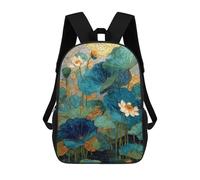 sinyumoney Zaino 3D impermeabile per bambini, stile scolaro, carino e alla moda, per ragazze e ragazzi., Stile-17, 17"