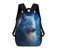 sinyumoney Zaino 3D impermeabile per bambini, stile scolaro, carino e alla moda, per ragazze e ragazzi., Stile: 14., 17"