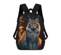sinyumoney Zaino 3D impermeabile per bambini, stile scolaro, carino e alla moda, per ragazze e ragazzi., Stile:, 17"