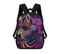 sinyumoney Zaino 3D impermeabile per bambini, stile scolaro, carino e alla moda, per ragazze e ragazzi., Stile: 3., 17"