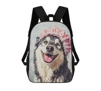 sinyumoney Zaino 3D impermeabile per bambini, stile scolaro, carino e alla moda, per ragazze e ragazzi., Stile-24, 17"