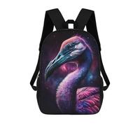 sinyumoney Zaino 3D impermeabile per bambini, stile scolaro, carino e alla moda, per ragazze e ragazzi., Stile 1, 17"