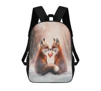 sinyumoney Zaino 3D impermeabile per bambini, stile scolaro, carino e alla moda, per ragazze e ragazzi., Stile: 9., 17"