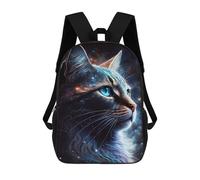 sinyumoney Zaino 3D impermeabile per bambini, stile scolaro, carino e alla moda, per ragazze e ragazzi., Stile-6, 17"