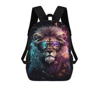 sinyumoney Zaino 3D impermeabile per bambini, stile scolaro, carino e alla moda, per ragazze e ragazzi., Stile-24, 17"