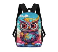 sinyumoney Zaino Colorful Elephant Art Print-4 Zaino Scuola Stampato 3D Per Ragazzi E Ragazze Zaino Per Computer Portatile Per Bambini/Studenti/Adulti, Stile-16, 17"