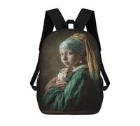 sinyumoney Zaino con stampa 3D per bambini Magical Wizard Cats, Zaino alla moda per scuola, viaggi e tempo libero, grande zaino da giorno per ragazzi e ragazze, Stile: 11., 17"