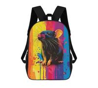 sinyumoney Zaino con stampa 3D per bambini Magical Wizard Cats, Zaino alla moda per scuola, viaggi e tempo libero, grande zaino da giorno per ragazzi e ragazze, Stile-21, 17"